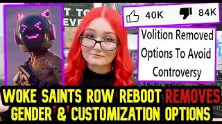 Saints Row DESTROYED | Woke Reboot Removes Gender, Skin Color Slider & Chest Options Reduced