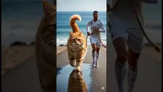 Messi, Neymar & Mbapp&eacute;'s Wolf vs Ronaldo's Wolfs #ronaldo #goat #messi #ronaldoai #aifunnyshorts