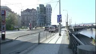 Walk around Prague Czech Republic. From the Dancing house to the Malostransk&eacute; n&aacute;měst&iacute;.