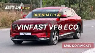 ONLY ONE VINFAST VF8 ECO RED CAR AVAILABLE - CATL BATTERY - GF Car for only 640 million VND after...