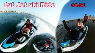 Fastest Jet ski Ride Juho Beach 😱1st time on 400rs ll Jetski 800cc