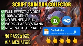 script skin sun Collector|Full effect & voice
