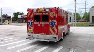 Winter Park Fire Department Rescue 61 Spare Responding