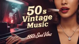 50s Style Late Night Music | Vintage Bar Vibes & Smooth Emotions