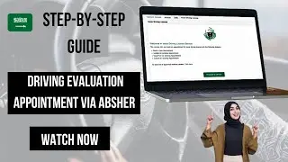 How to book a Saudi Driving License Appointment for women via Absher | 2024