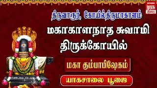 🔴Live - திருவாரூர் கோயில்திருமாகாளம் மகாகாளநாத சுவாமி திருக்கோயில்யாகசாலை பூஜை | Maha Kumbabhishekam
