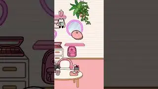 Teen Room Design Ideas Pt. 26 💗 Pink White 🤍 Toca Boca #tocagirlz