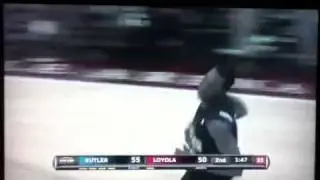Ronald Nored alleyoop to Kyle Marshall