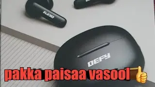Defy Gravity Z  TWS Earbuds Unboxing / 💯Paisaavasool Ear buds under 999 rs##!👍
