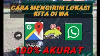 Cara Kirim/Share lokasi kita di WA.. Sangat gampangg 
