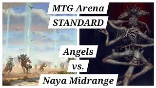 [STANDARD] Mono White Angels vs. Naya Midrange &ndash; Ranked Bo1 | MTG Arena