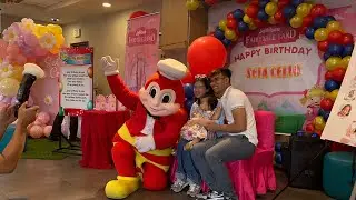 Seia Cello post 1st Birthday Party at Jollibee Sto. Thomas Batangas City #jollibee