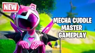 *NEW* MECHA CUDDLE MASTER SKIN GAMEPLAY - FORTNITE CREW PACK