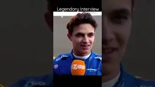 Lando Norris funny interview at Zandvoort