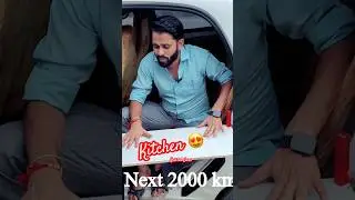 Kitchen setup in Tata Nano #shorts #cars #caravan #minicampervan #tatanano #camping #tatanano2025