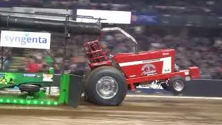 TRACTOR PULLING at the National Farm Machinery Show 2022 in Louisville, Kentucky