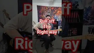 pull off the right way #guitarlessons #guitartutorial #guitar #guitarsolo #guitarist #music