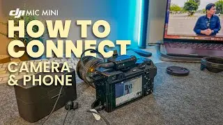 DJI MIC MINI HOW TO CONNECT With Camera & Phone #DJIMicMini