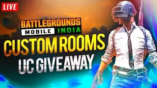 T2/T3 SCRIMS LIVE | BGMI LIVE CUSTOM ROOMS  | FREE ENTRY | UC GIVEAWAY | BGMI CUSTOM ROOM LIVE