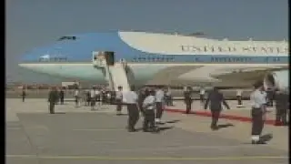 US President arrives for two-day official visit