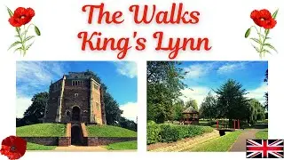 4K Walking in The Walks, King's Lynn | English History
