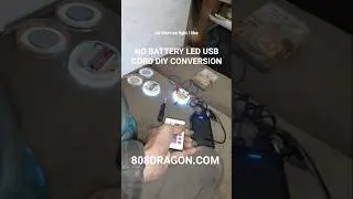 #DIY #no #battery #led #usb #mod #conversion #recycling #broken #charger #cord #legit #808Dragon.com