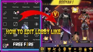 free fire lobby editing😲 picsart tutorial🔥 | picsart photo editing | free fire photo editing