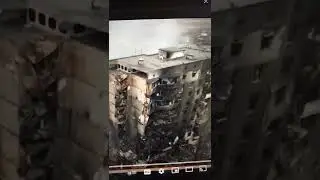 Kyiv Civilians Apartment building destroyed by Putin's Military Missiles