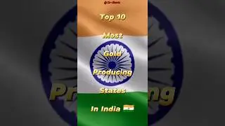 Top 10 Gold Producing States In India 🇮🇳.#shorts#youtubeshorts#trendingshorts#top10shorts#virelshort