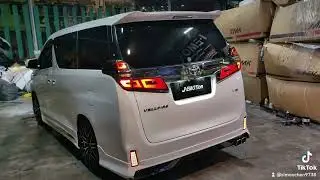 TOYOTA VELLFIRE ANH20 2008 CONVERT TO FACELIFT VELLFIRE 2018-22 BODY PARTS (J-EMOTION DESIGN)