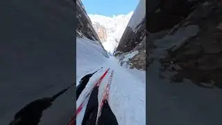 This Ski Line Ends With a 20-Meter Rappel 😳🎿