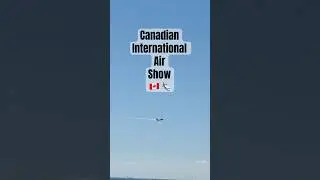 📍Video captured from Hanlan&rsquo;s Point Beach, Toronto #airshow #cias #toronto #canada #aviation