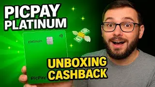 MEU NOVO PICPAY PLATINUM chegou! 👀 Unboxing COMPLETO + CASHBACK de VERDADE
