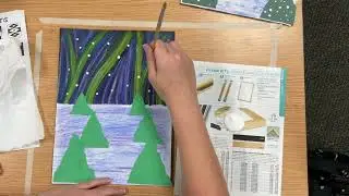 Northern Lights Showing Space Step 3
