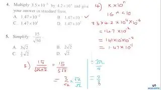 WASSCE 2011 NovDec Mathematics Paper 1 Questions 1 to 10