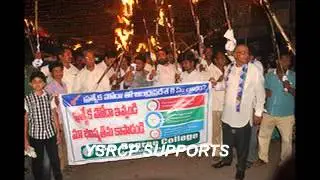 YSRCP supports AP statewide candle light rally on 20th Oct 2015