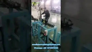 Fully automatic continuous zinc plating line