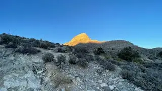 Hiking Turtlehead Peak Trail at Red Rock Canyon. October, 2025. 