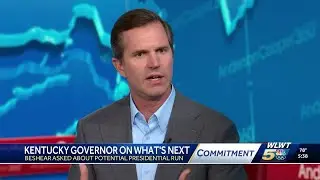 Kentucky Gov. Beshear asked about potential presidential run, with term up in 2027