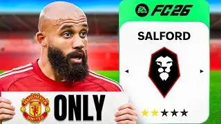I Rebuilt Salford City With Man Utd Players ONLY!