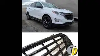 Trim Illusion&reg; 2018-2021 Chevy Equinox Gloss Black Grills overlay, Door handles and mirror covers.