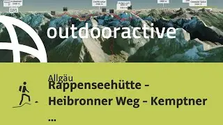 Bergtour im Allg&auml;u: Rappenseeh&uuml;tte - Heibronner Weg - Kemptner H&uuml;tte