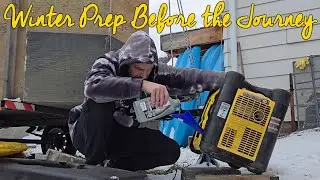 Vanlife Winter Prep | Generator Oil Change in Cold Weather