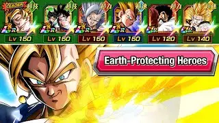 NEW EARTH PROTECTING HEROES CATEGORY TEAM SHOWCASE! Dragon Ball Z Dokkan Battle