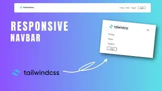 How to Make a Responsive Navbar Using Tailwind CSS | Easy & Modern Navigation Bar Tutorial