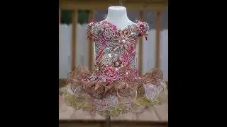 You Go Girl Pageant Wear Design size 3-5T national level mega glitz beauty pageant dress
