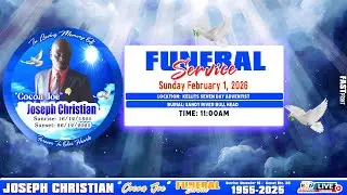 Joseph Christian {Funeral Service}