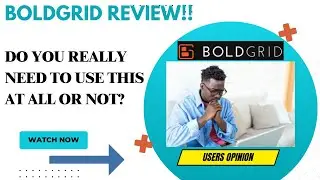 BOLDGRID Review-Does This Tool Truly Tick All The VALUE Checkboxes?See(WATCH Before use