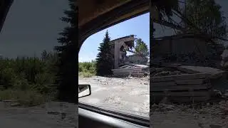 бывшее здание милиции в Никитовке (разрушено весной 2024)