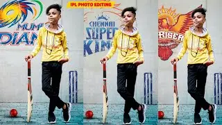 IPL Team Background Photo Editing || PicsArt IpL photo Editing 2020 || Tutorial Omkar Editor ||